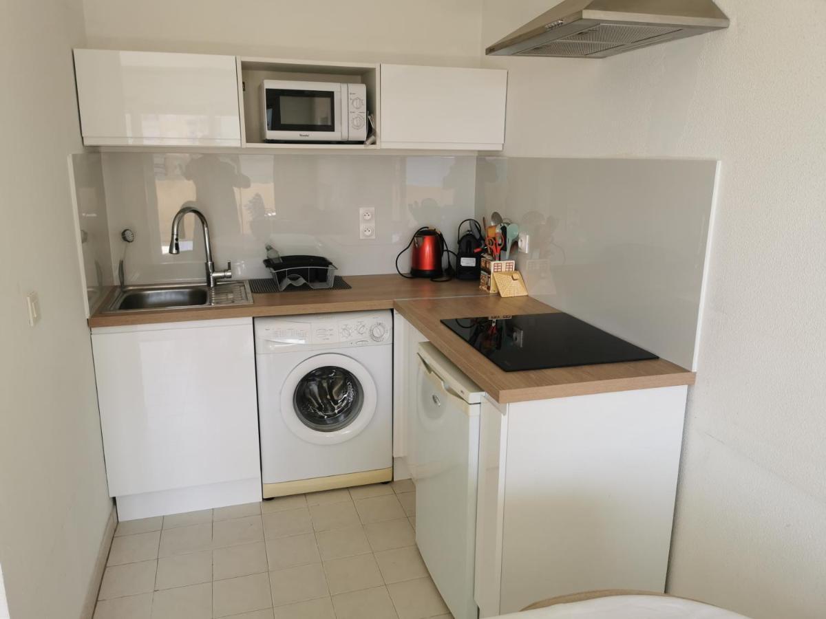 Ferienwohnung Antibes Les Pins 2 Pieces Vue Mer Piscine Parking Exterior foto